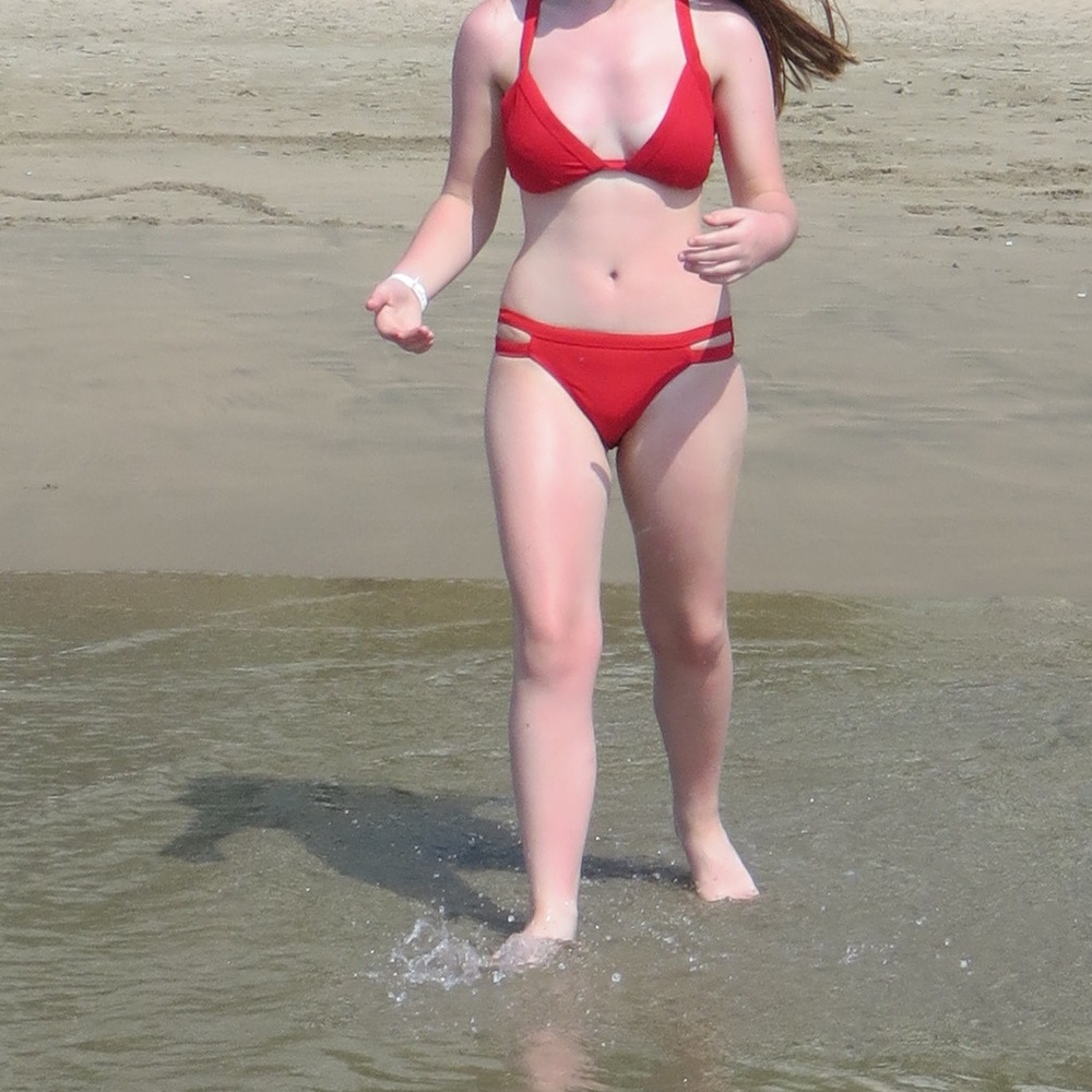 Red bikini